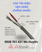 CÁP TÍN HIỆU VẶN XOẮN CHỐNG NHIỄU 2 PAIR 22 AWG ALTEK KABEL
