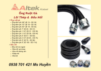 Ống Ruột Gà, Lõi Thép Bọc Nhựa + Đầu Nối