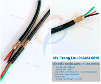 Cáp Điều Khiển Sangjin 4x0.75mm2 chống nhiễu sẵn Hồ Chí Minh