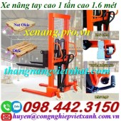 Xe nâng tay cao 1 tấn nâng cao 1.6 mét CTY-E 1.0/1.6 NICHILIFT