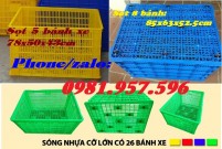 Sọt 26 bánh xe, sọt 8 bánh xe, sọt 5 bánh xe