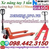 Xe nâng tay 3000kg càng hẹp AC30S