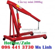 Cẩu mini bằng tay 3000kg - cẩu móc động cơ 3 tấn