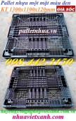 Pallet nhựa đen 1300x1100x120mm hàng mới giá rẻ call 0984423150 Huyền