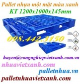 Pallet nhựa PL08LK - 1200x1000x145mm giá siêu cạnh tranh call 0984423150 Huyền