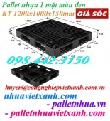 Pallet nhựa 1200x1000x150mm màu đen hàng mới giá rẻ call 0984423150 Huyền