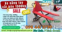 Xe nâng tay thấp cắt kéo1500kg Niuli nhập khẩu về Tại TPHCM