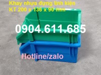 Khay nhựa đựng linh kiện A5, khay đựng bulong ốc vít