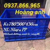 Sọt nhựa có bánh xe để đẩy hàng, sọt nhựa dùng trong ngành may, sóng nhựa hở, sọ