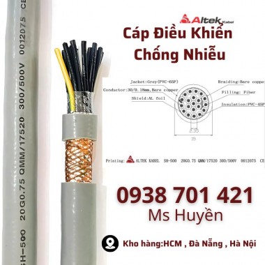 Cáp điều khiển có lưới chống nhiễu 20 lõi ALTEK KABEL