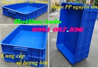 Khay nhựa đựng linh kiện, sóng nhựa bít cao 10cm, thùng nhựa đựng chi tiết