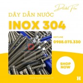 DÂY DẪN NƯỚC INOX CHỊU NHIỆT | DÂY DẪN NƯỚC BÌNH NÓNG LẠNH | DÂY SEN INOX 304