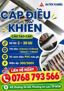 Cáp Điều Khiển ALTEK KABEL - Bền Bỉ, An Toàn, Hiệu Quả