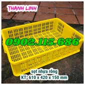 Sọt nhựa rỗng, sóng nhựa hở, sọt nhựa 1T5, sọt nhựa dung trong siêu thị, sọt nhự