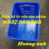 Sọt nhựa hở dùng chế biến thực phẩm, sọt nhựa nguyên sinh sẵn tại kho, giá sọt n