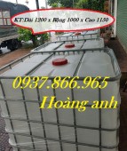 Bồn nước 1000l, tank đựng phụ gia bê tông,tank nhựa đựng dung dịch lỏng, tank có