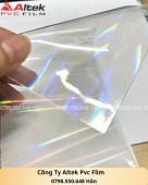 Màng pvc dẻo ánh kim, hiệu ứng chuyển màu rực rỡ