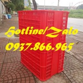 Bán sọt nhựa nguyên sinh, sọt công nghiệp trong phan xưởng, sóng hở cao