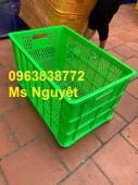 sóng nhựa 5 bánh xe đựng hàng may mặc