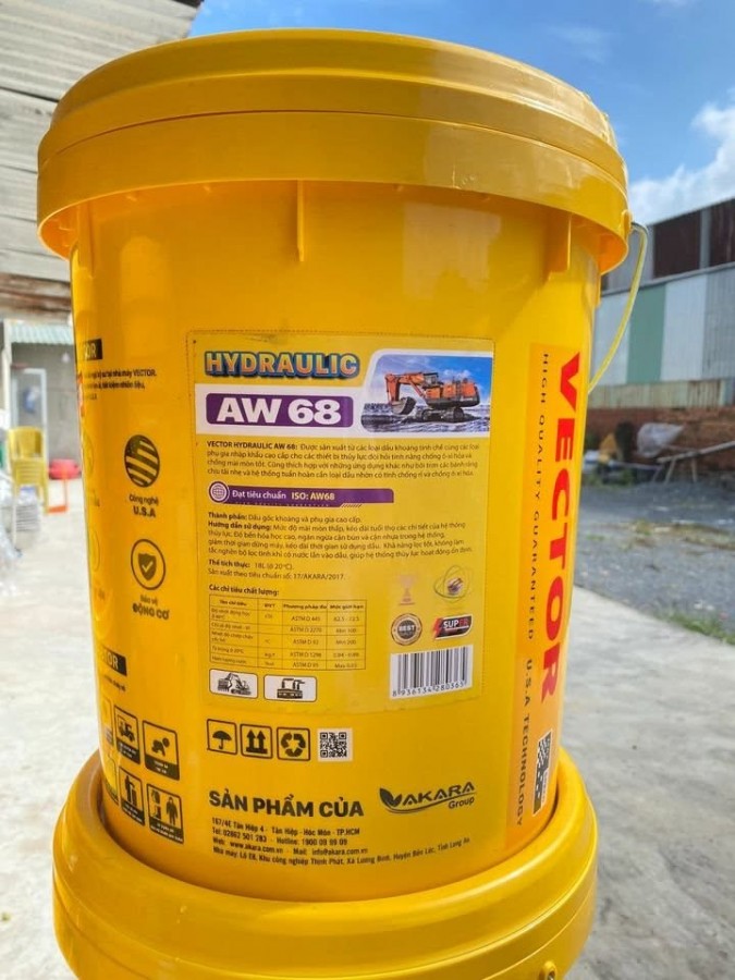 Bán dầu thủy lực VECTOR AW 32, 46,68- Giá cạnh tranh, giao tận nơi tại HCM