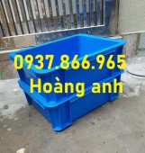 Thùng cơ khí phân loại sản phẩn có nắp, khay nhựa b7, thùng nhựa đặc, khay nhựa