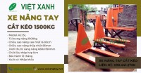 Xe nâng cắt kéo 1500kg Nichilift Nhật - Trung