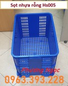 Sóng nhựa rỗng HS005, thùng nhựa 8T rỗng, sọt công nghiệp 8 tầng