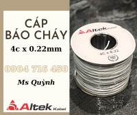 Cáp báo cháy 4x0.22 Altek Kabel sẵn kho Đà Nẵng, Hồ Chí Minh, Hà Nội