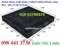 Pallet nhựa 1100x1100x125mm 1 tấn 3 tấn khuyến mãi LH: 098 4413730 Ms Linh