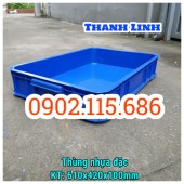 Thùng nhựa đặc,thùng nhựa đựng hàng, thùng nhựa công nghiệp có nắp, thùng nhựa c