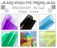 Cuộn nhựa pvc trong màu nhiều màu giá thành thấp, ứng dụng cao