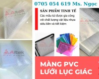 Màng pvc lưới lục giác