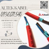 Cáp chống cháy chống nhiễu 2 x 1.0 mm2 + E - Altek Kabel