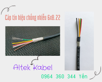 Cáp điện tín hiệu chống nhiễu 24awg Altek Kabel