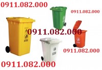 Thùng rác 240 lít giá rẻ tại long an, hàng chất lượng giao hàng nhanh- lh 091108