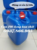 Can 10l mới 100‰, can nhựa, can 10l vuông, can 10l tại Hà Nội, Can vuông 10l