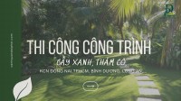 Thi công cỏ lá gừng khu công nghiệp – Đồng Nai, TP.HCM (Vũng Tàu), Bình Dương, L