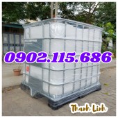 Bồn nhựa IBC, tank nhựa 1000 lít mới 100‰, tank nhựa nhập khẩu, bồn nhựa đựng du