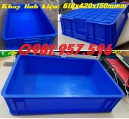 Thùng nhựa đựng linh kiện, sóng nhựa 1T5, sóng nhựa bít cao 15cm