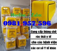 Thùng chở rác Y tế, thùng chở vật tư Y tế sau xe máy