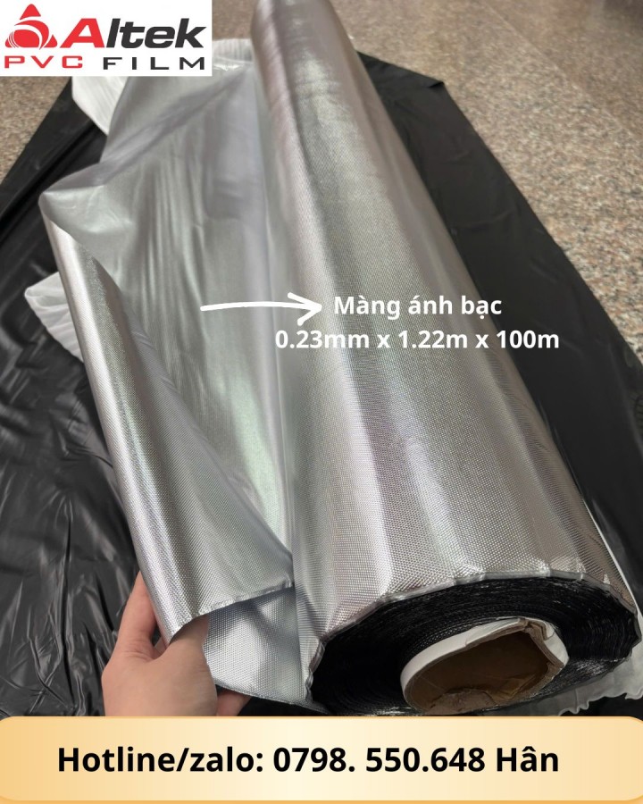 Cực phẩm màng pvc ánh bạc - sẵn kho số lượng lớn
