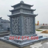 Kích thước 637 miếu am lầu củng kỳ đài + cây hương đá thờ lăng mộ nhà mồ