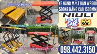 Xe nâng mặt bàn 500kg nâng cao 1500mm WP500 NIULI