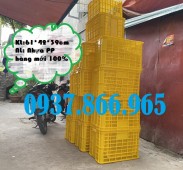 Địa chỉ sản xuất sọt nhựa công nghiệp, sọt nhựa rỗng cao 39