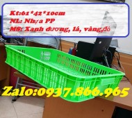 Sóng nhựa hở , sọt nhựa HS010, khay nhựa đựng rau củ trong cửa hàng tiện ích