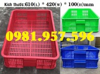 Sọt nhựa 1T, sóng rỗng 1T, sọt nhựa trưng bày hàng tại siêu thị