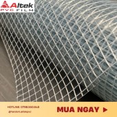 Màng nhựa PVC lưới 10mm- bền đẹp, chống rách, dẫn sản xuất hiệu quả