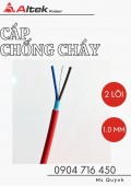 Cáp chống cháy chống nhiễu 2x1.0 Altek Kabel