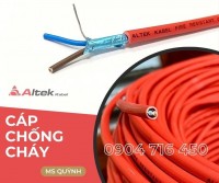 Cáp tín hiệu chống cháy, chống nhiễu 2 lõi Altek Kabel