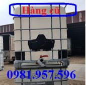 Bồn nhựa đựng hóa chất 1000 lít, tank IBC 1000 lít